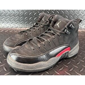 Jordan 12 Retro Black Rush Pink 510815-006 Womens sneakes size 6.5 or 5Y